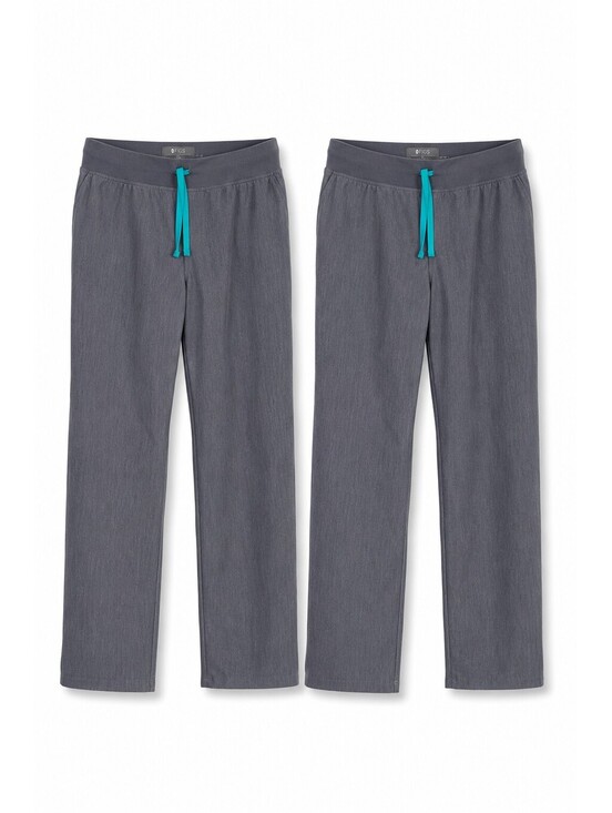 FIGS Pants - Lot of 2 FIGS Technical Collection Gray Scrub Pants Women's Size M Stretch